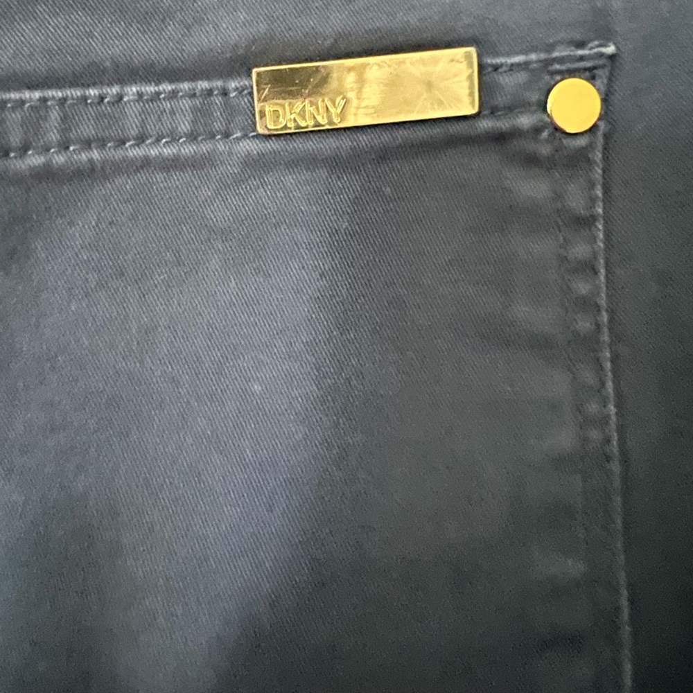 DKNY pants below knees